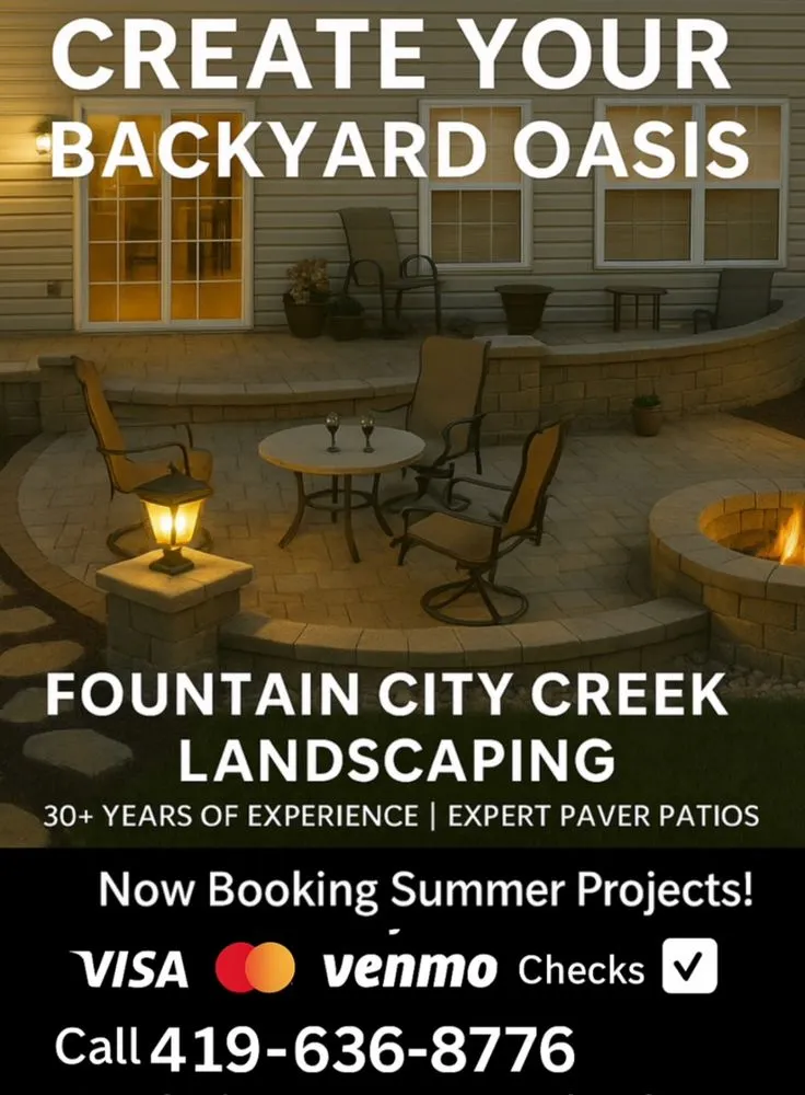 Top-rated landscaping services with custom design across Bryan, OH - Creek Landscaping