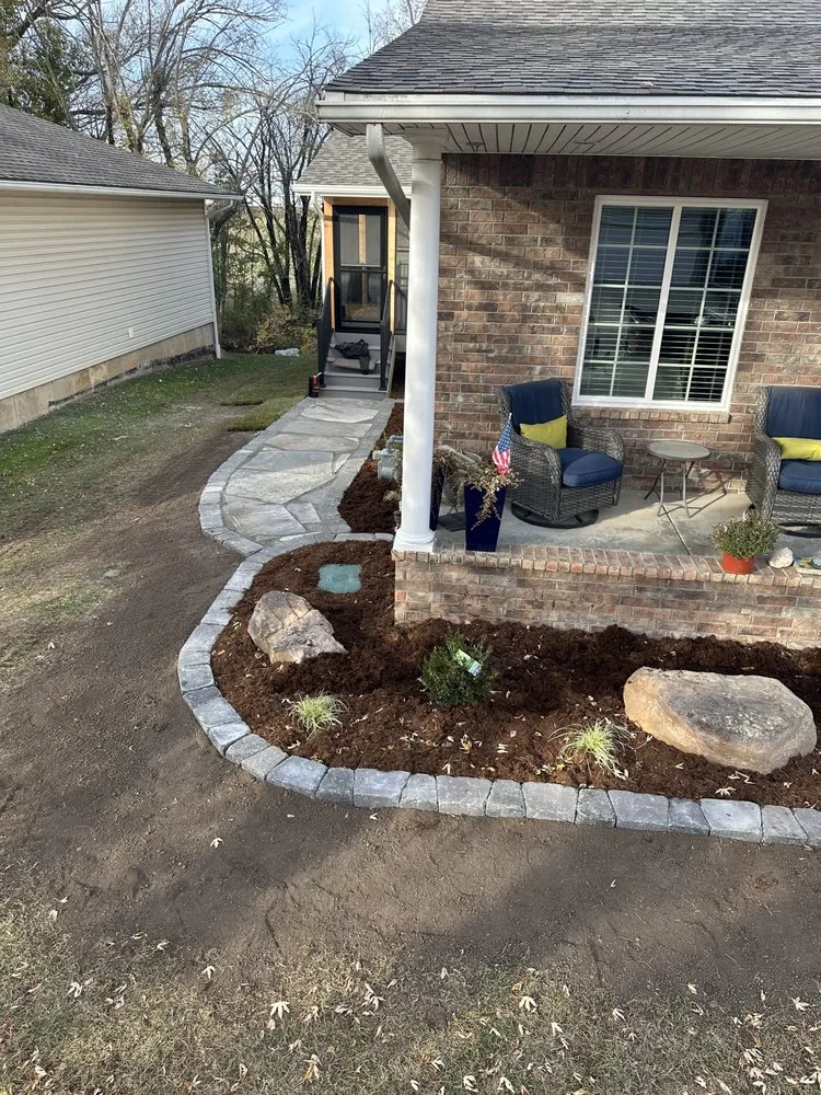 Custom outdoor landscaping for outdoor upgrades in Derby, KS by Creek Tree and Landscape
