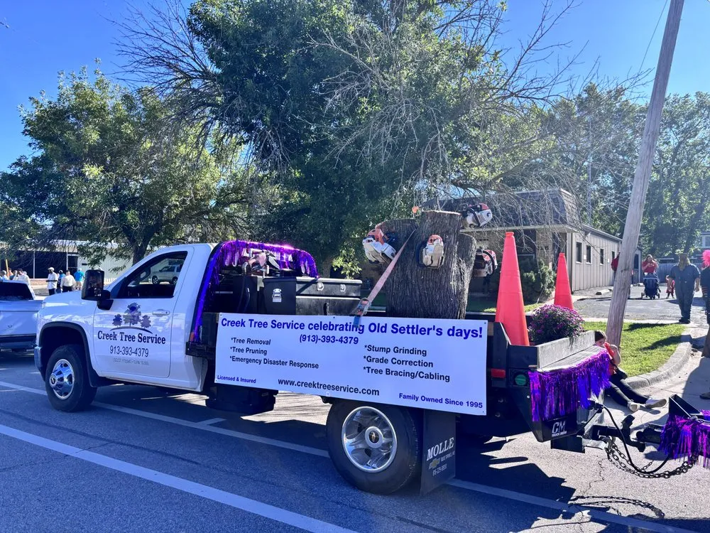 Custom outdoor landscaping for homes in Olathe, KS by Creek Tree Service