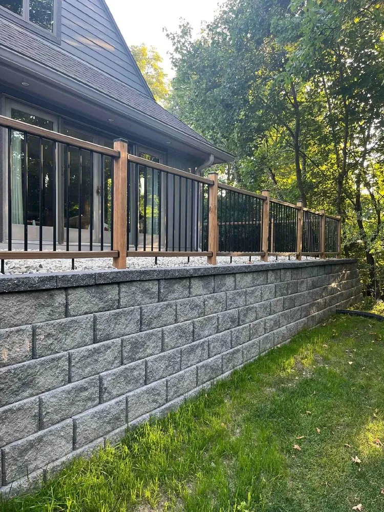 Professional outdoor landscaping in Slinger, WI by Creek View Landscape