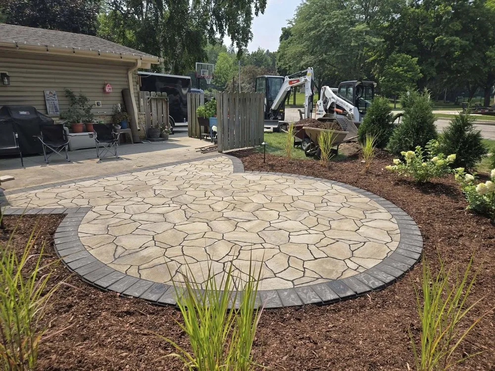 Affordable outdoor landscaping in Slinger, WI by Creek View Landscape