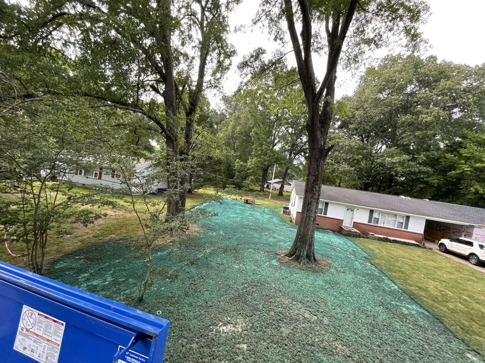 Reliable yard cleanup service for outdoor upgrades across Calhoun, GA - CreekSide HydroSeeding