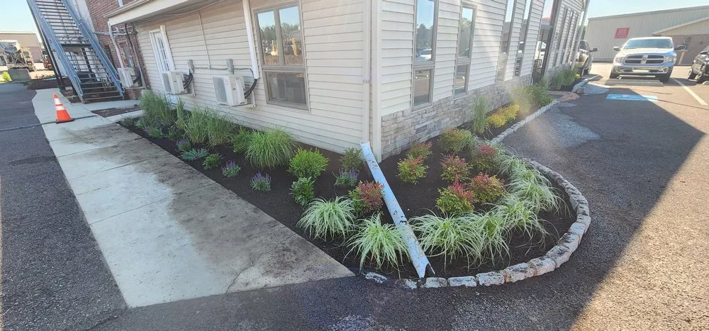 Professional landscape design with custom design in Green Lane, PA by Creekside Landscaping