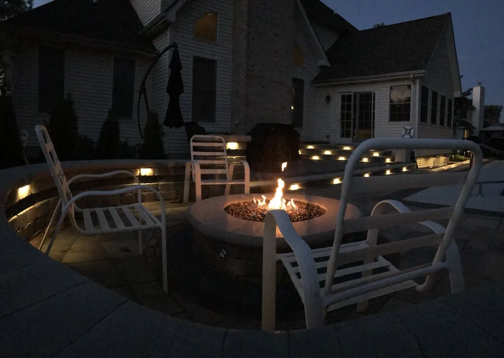 Custom garden landscaping for year-round maintenance in Crown Point, IN by Creekside Outdoor Living