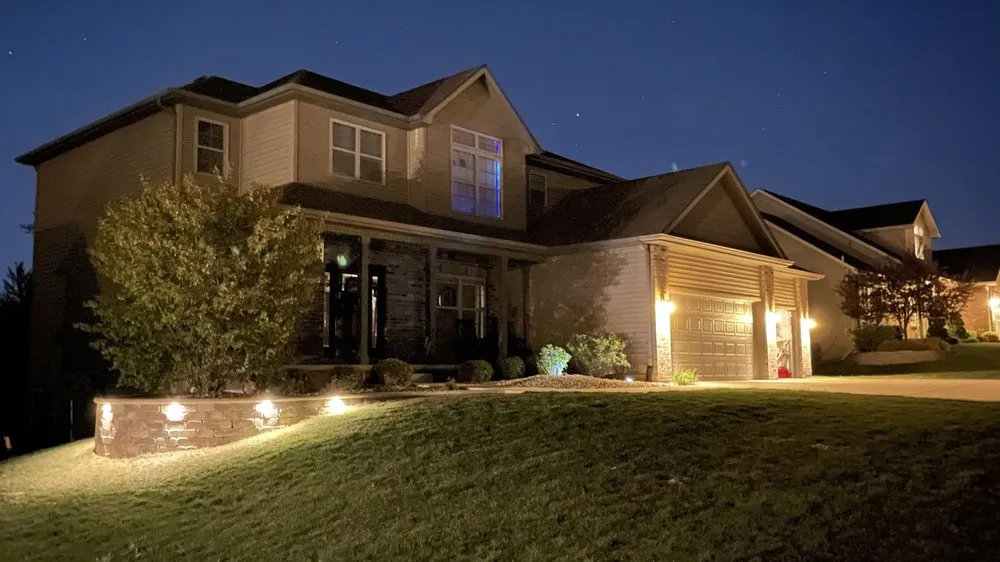 Custom garden landscaping in Crown Point, IN by Creekside Outdoor Living