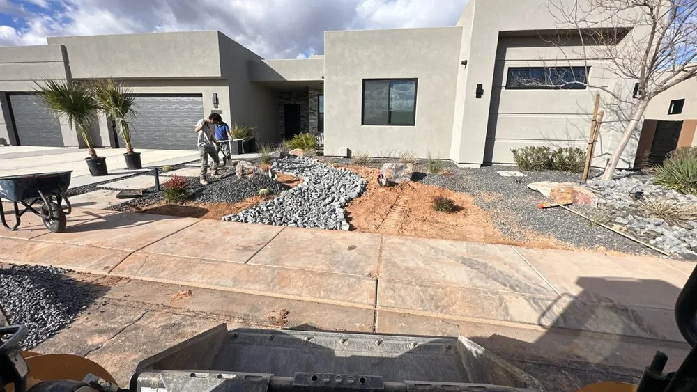 Custom landscaping services in St. George, UT by Creekview Landscape