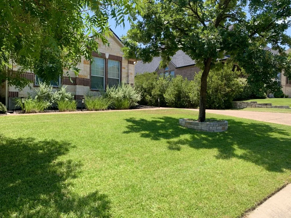 Professional outdoor landscaping for year-round maintenance in Dale, TX by Creekwood Brothers