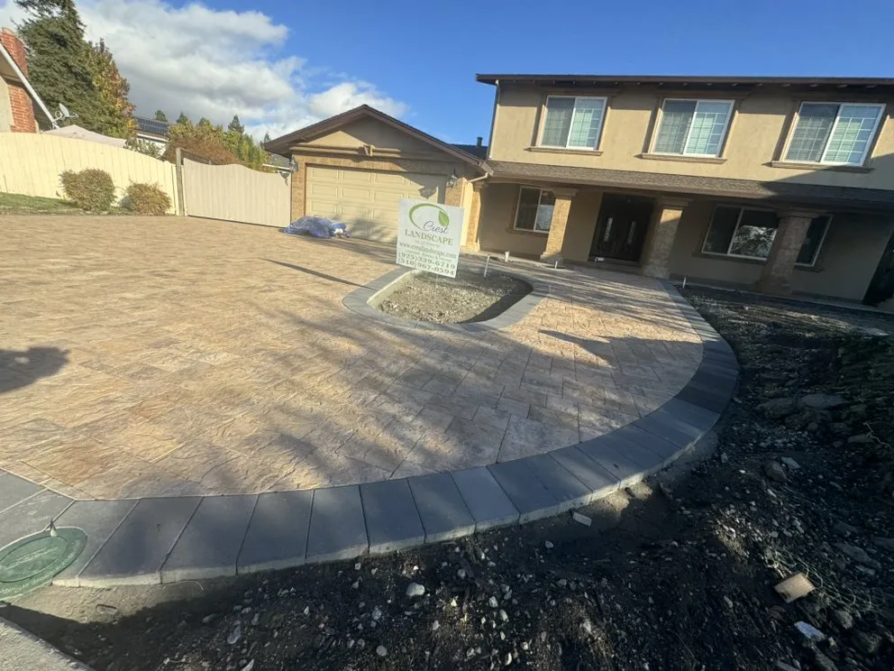 Affordable lawn mowing service with custom design across Pleasanton, CA - Crest Landscape