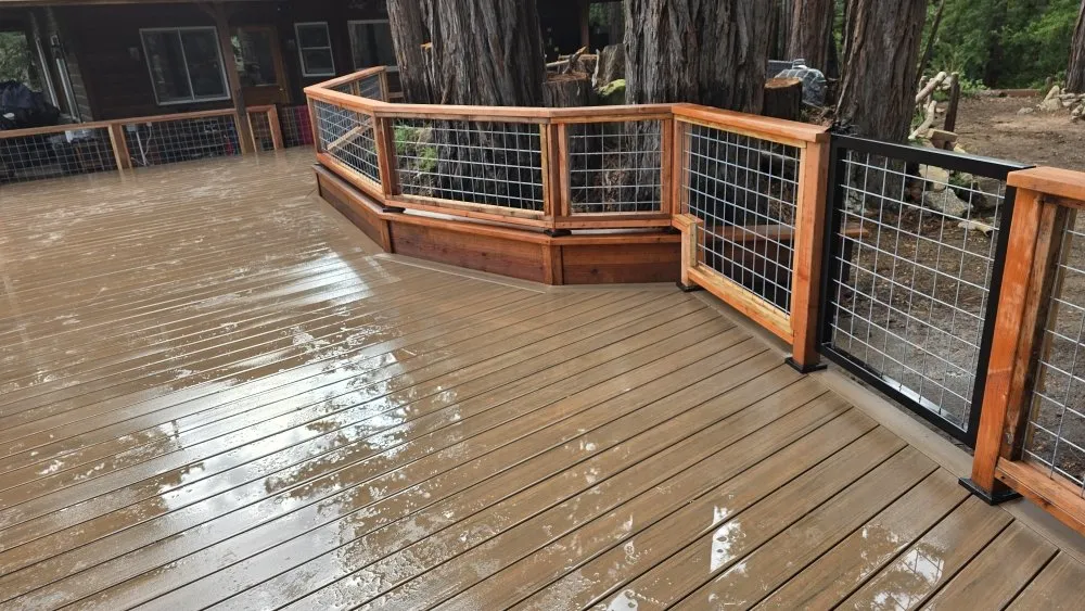 Reliable outdoor landscaping in Santa Cruz, CA by Crestline Construction