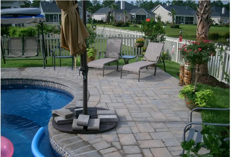 Custom garden landscaping for residential properties in Myrtle Beach, SC by Creststone Landscaping