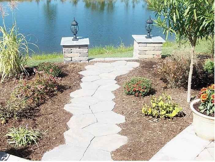Professional landscape installation for residential properties in Myrtle Beach, SC by Creststone Landscaping