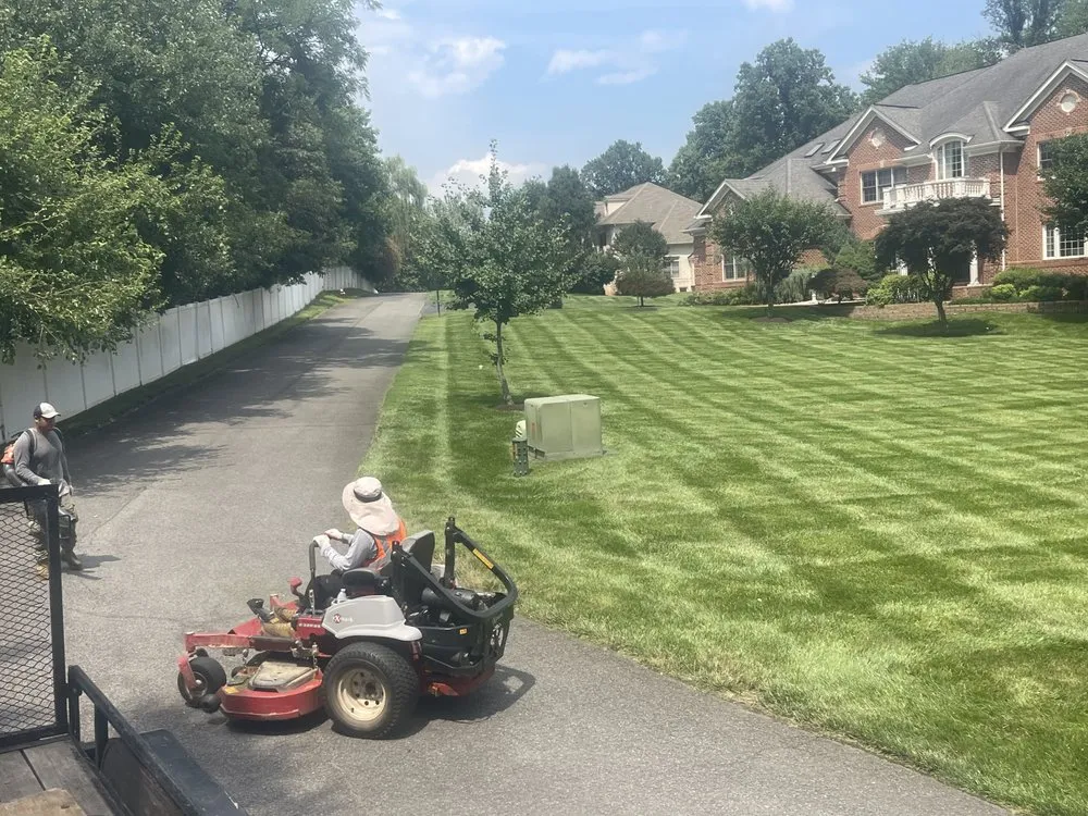 Local lawn care service for residential properties in Chantilly, VA by Crestview Landscaping