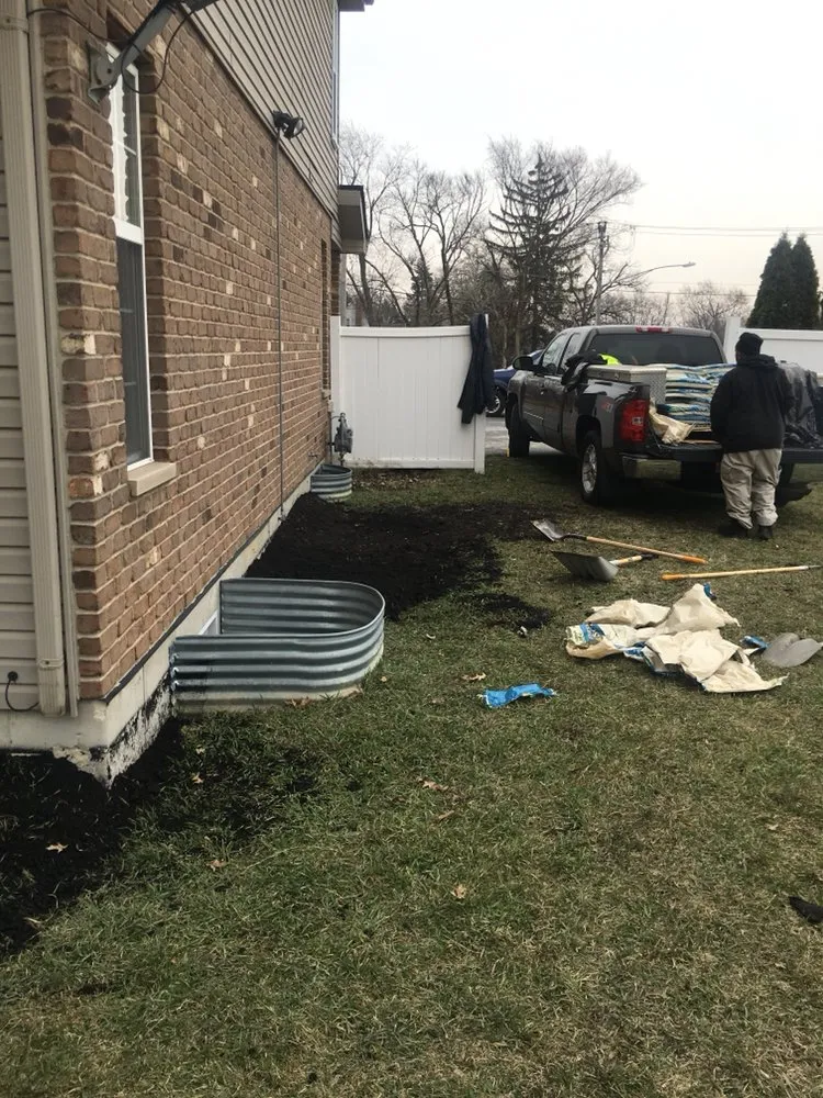 Professional yard cleanup service for residential properties in Glenwood, IL by CRG Landscaping