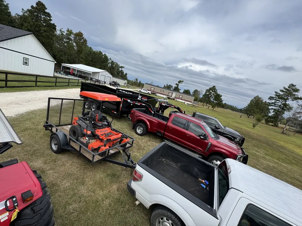 Professional yard maintenance for homes in Onalaska, TX by Crimson