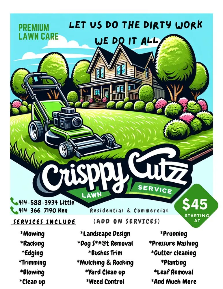 Reliable garden landscaping experts serving Milwaukee, WI - Crisppy Cutzz Lawn Service