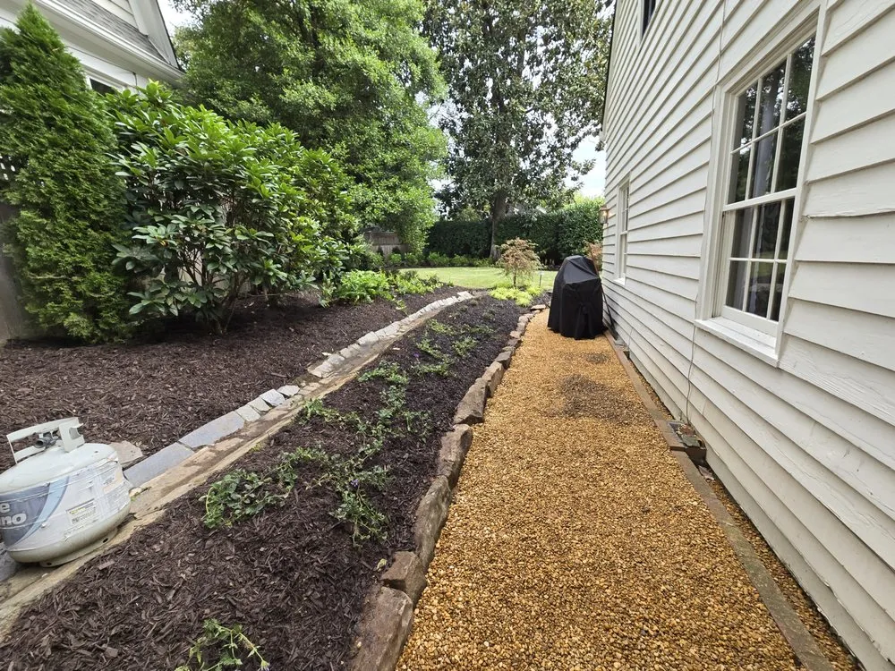 Custom residential landscaping in Marietta, GA by Criss Landscaping