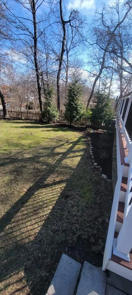 Professional garden landscaping with custom design in Pimmit, VA by Cristobal Lawncare