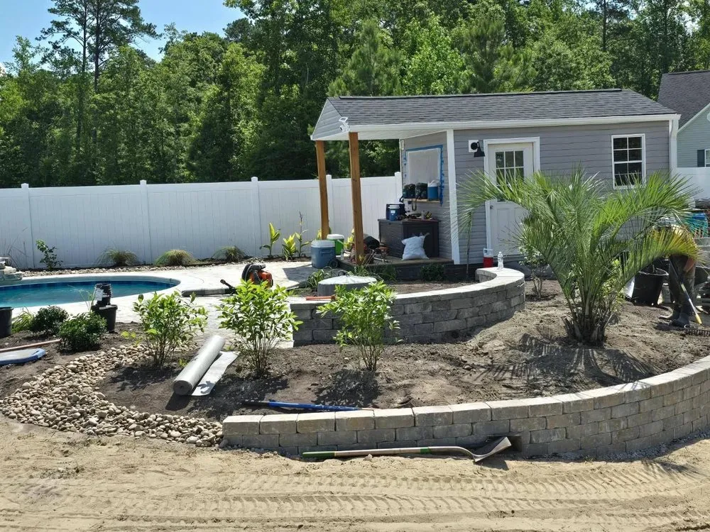 Top-rated residential landscaping in New Bern, NC by Croatan Landscaping Company