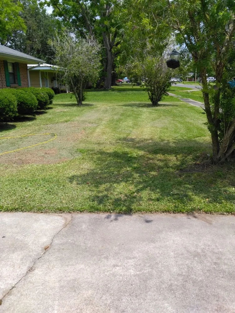 Trusted residential landscaping with custom design in Houma, LA by CROD'S Lawn Care & Maintenance