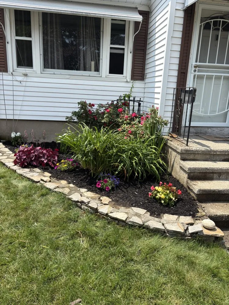 Custom outdoor landscaping in Cranston, RI by Crofwell Landscaping