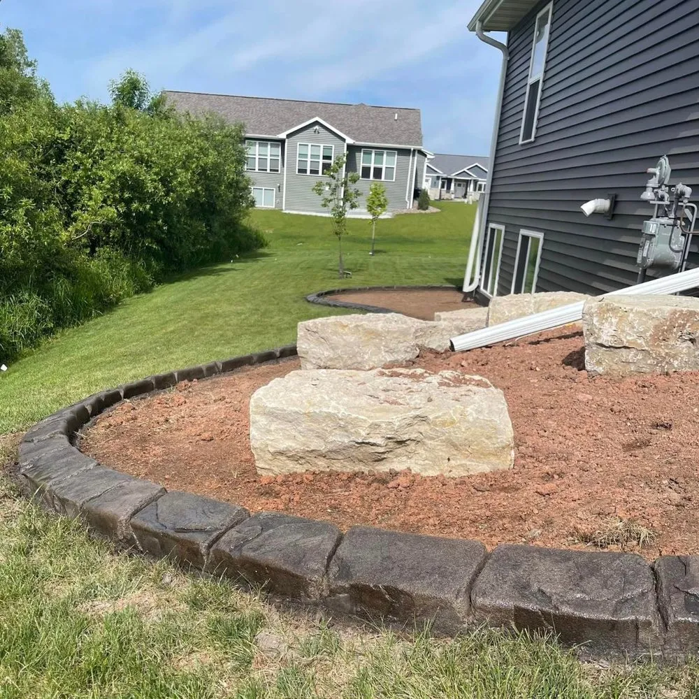 Expert landscape design near you in Prescott, WI by Croix Valley Curbing and Landscaping