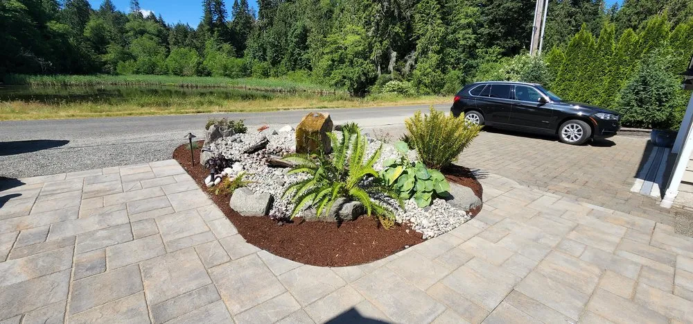 Expert garden landscaping in Chehalis, WA by Cross Brothers Services