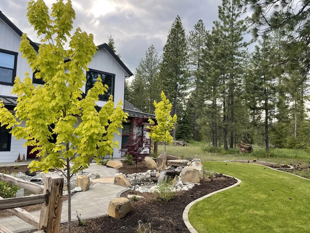 Trusted outdoor landscaping in Coeur d'Alene, ID by Cross Creek Landscape Design & Build
