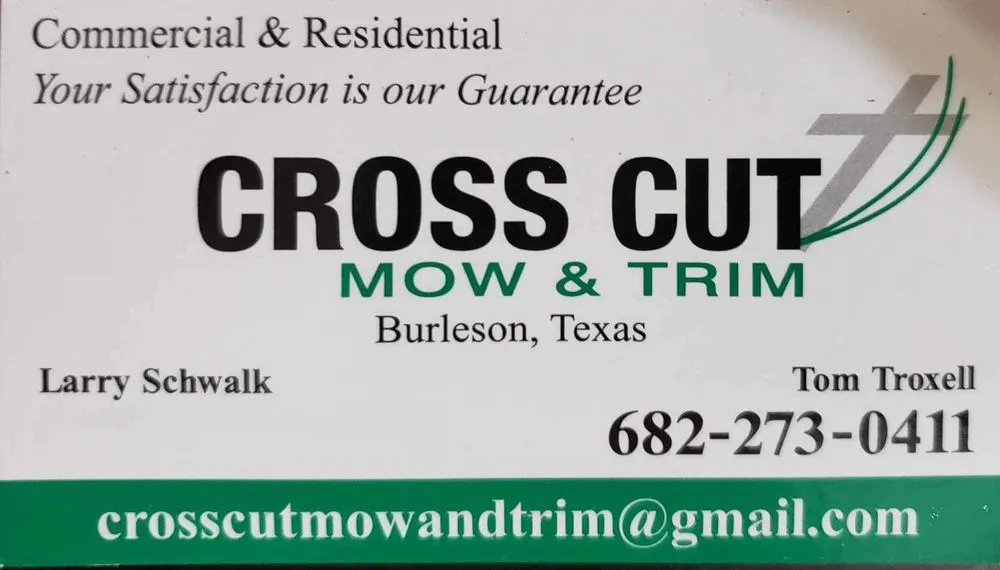 Top-rated lawn mowing service in Keene, TX by Cross Cut Mow & Trim
