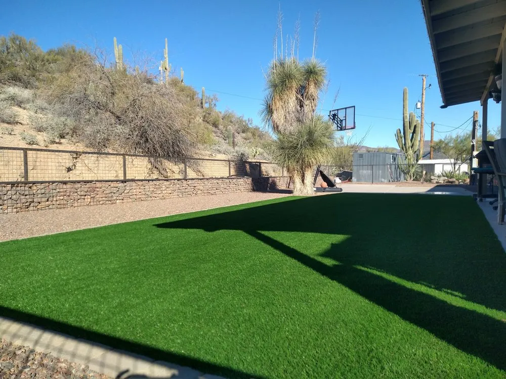 Professional lawn mowing service for outdoor upgrades across Black Canyon City, AZ - Cross The River