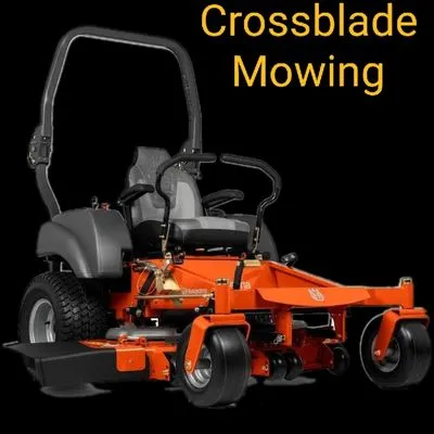 Crossblade Mowing Logo
