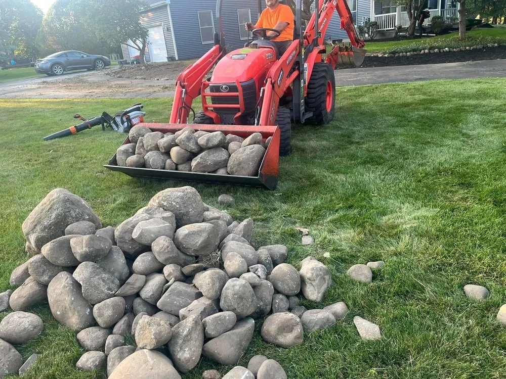 Top-rated landscape design for residential properties in Shelby Township, MI by Crosscut Lawncare and Landscaping