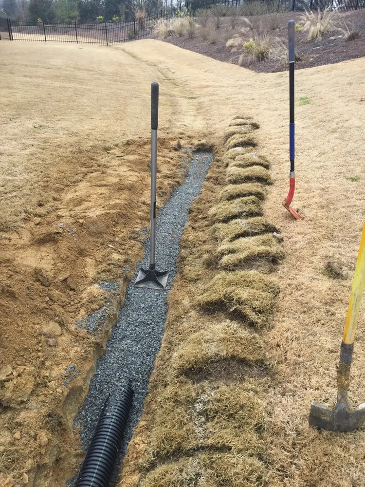 Local landscape installation in Statesville, NC by Crossroads Landscape & Turf