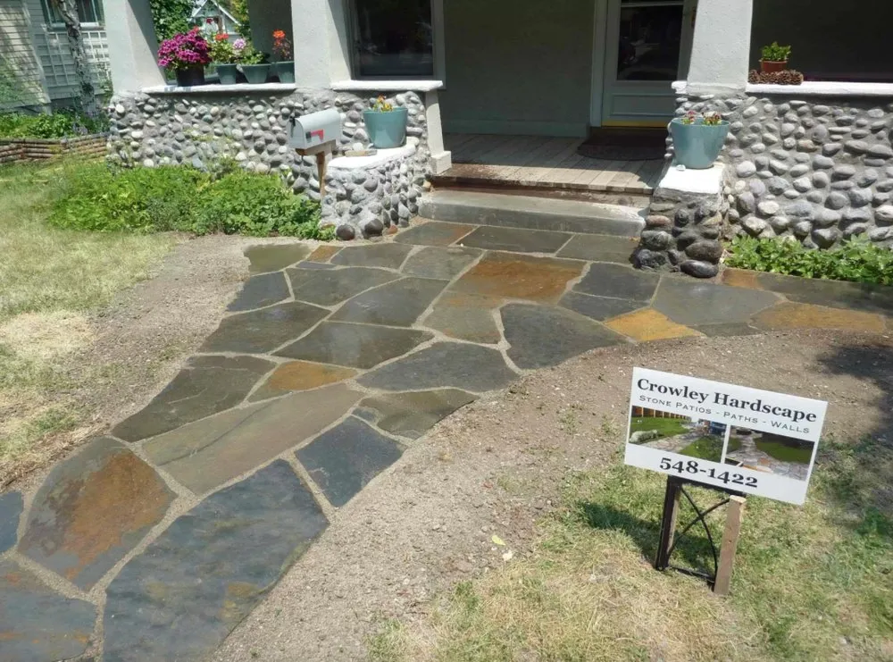 Local landscape installation in Belgrade, MT by Crowley Construction