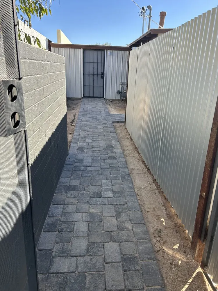 Professional lawn mowing service for beautiful yards in Tucson, AZ by Crown & Cross Landscape Maintenance