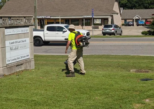 Custom lawn mowing service in Helena, AL by Crown Landscaping & Lawn Services