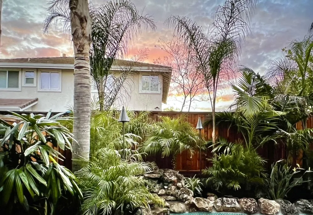 Expert garden landscaping for residential properties in Brentwood, CA by Crowne Landscape