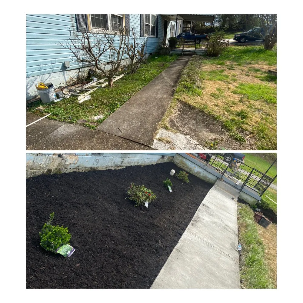 Professional yard cleanup service for year-round maintenance in Ooltewah, TN by CRR Landscape & Dumpsters