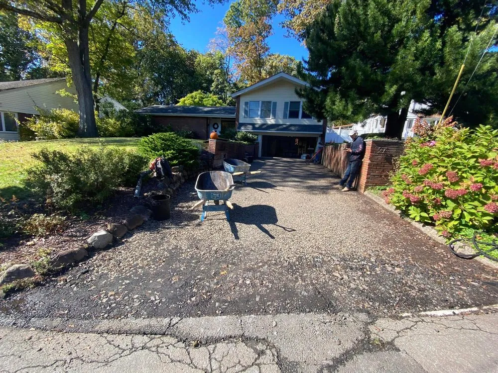 Custom outdoor landscaping for residential properties in Orange, NJ by CRT General Construction