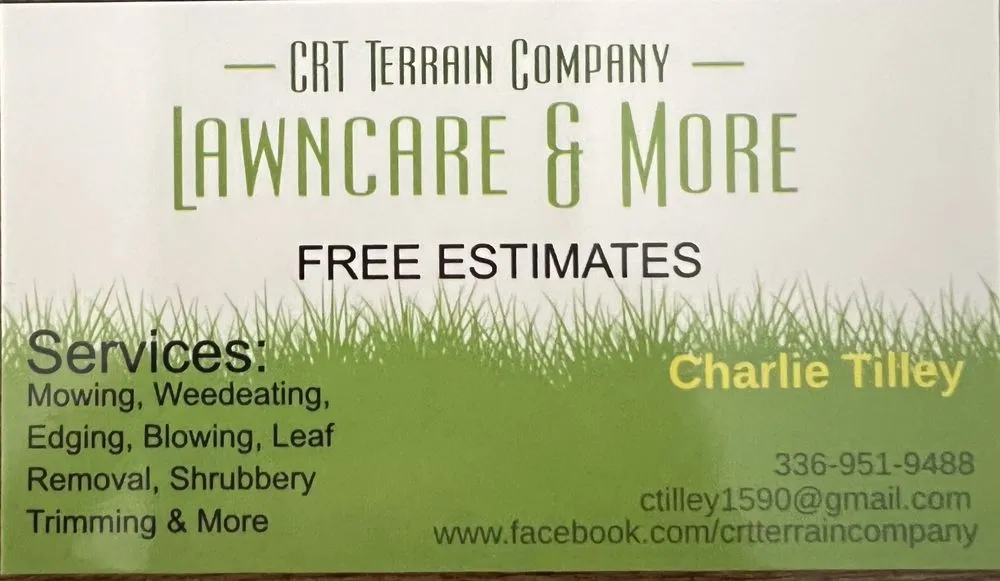 Local landscaping services in Greensboro, NC by CRT Terrain Company