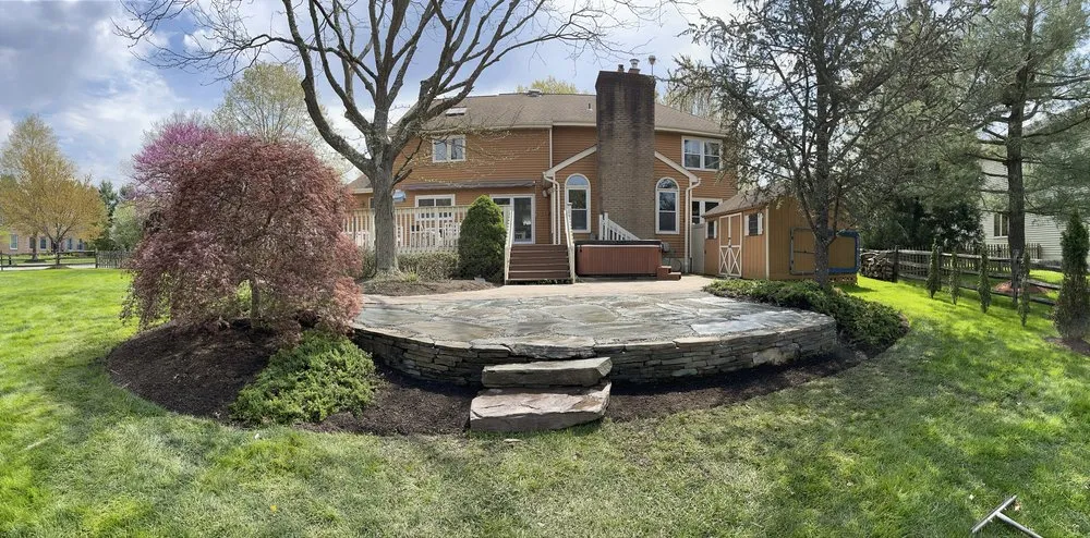 Local garden landscaping for residential properties in Trenton, NJ by Cruz Construction & Masonry