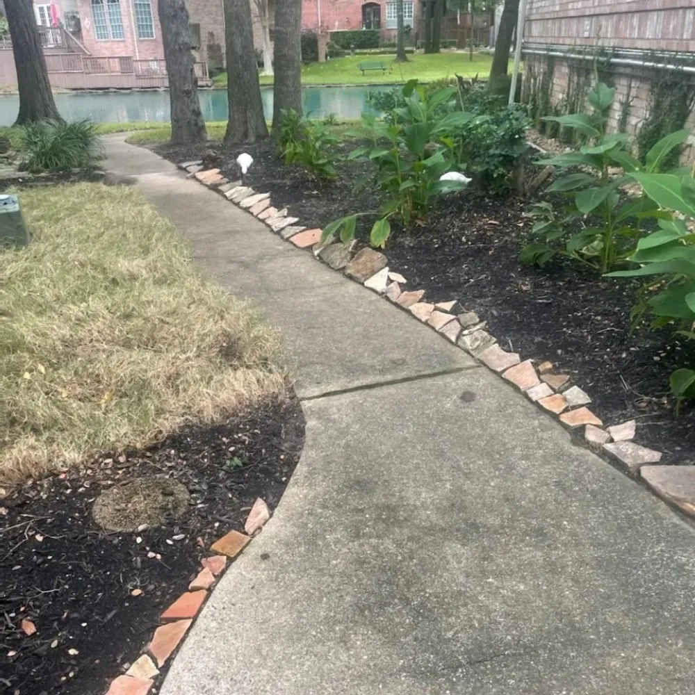 Expert outdoor landscaping in Houston, TX by Cruz Landscape And More