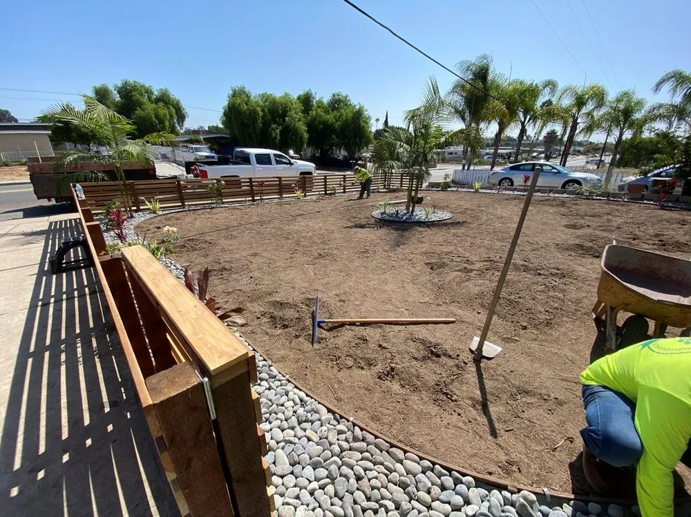 Custom landscape installation in San Diego, CA by Cruz Landscaping & Maintenance