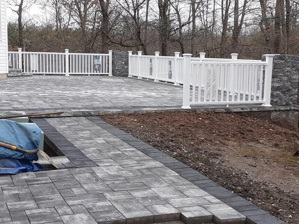 Professional landscape installation in Raritan, NJ by Cruz Landscaping & Masonry