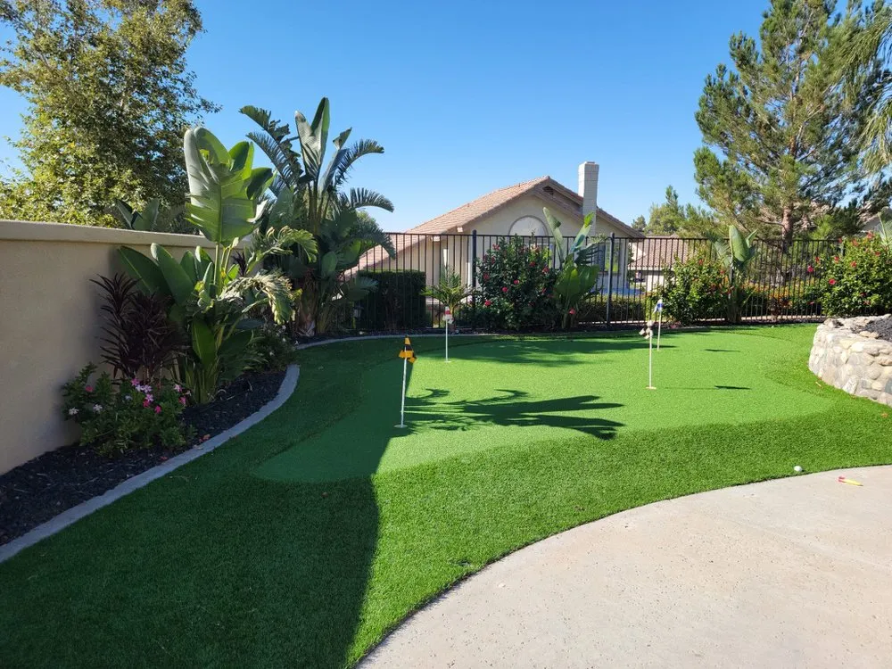 Custom outdoor landscaping in Ontario, CA by Cruz Landscaping