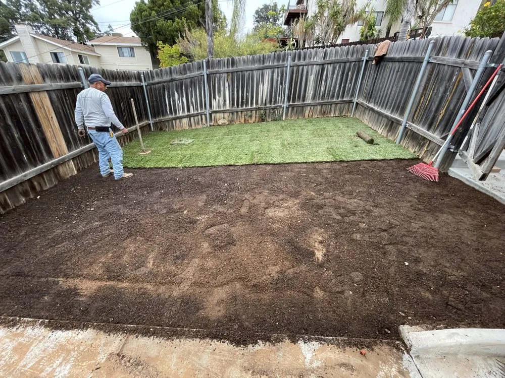 Reliable yard cleanup service for residential properties in Ramona, CA by Cruz Landscaping