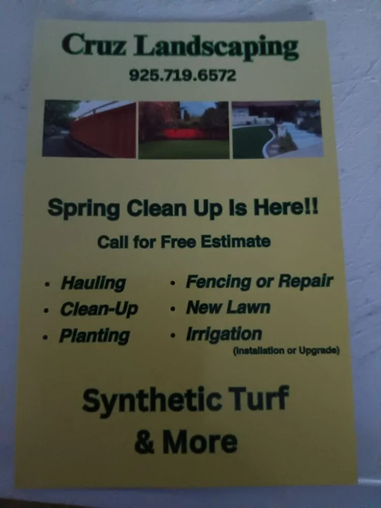 Professional outdoor landscaping in San Leandro, CA - Cruz landscaping