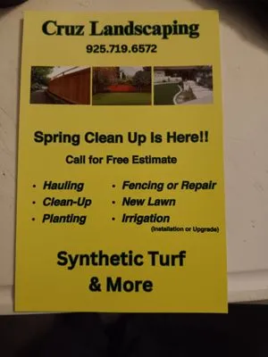 Cruz landscaping