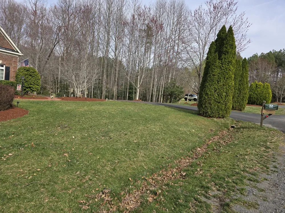 Affordable landscape installation for residential properties in triangle, VA by Cruz Landscaping