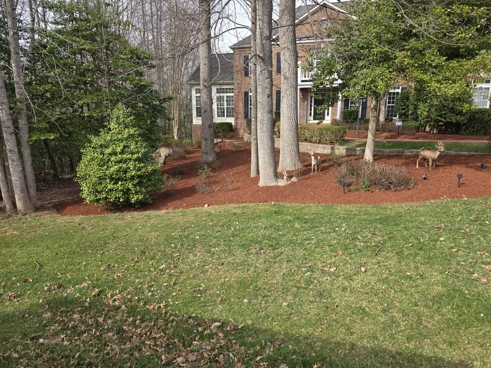 Custom landscape design in triangle, VA by Cruz Landscaping