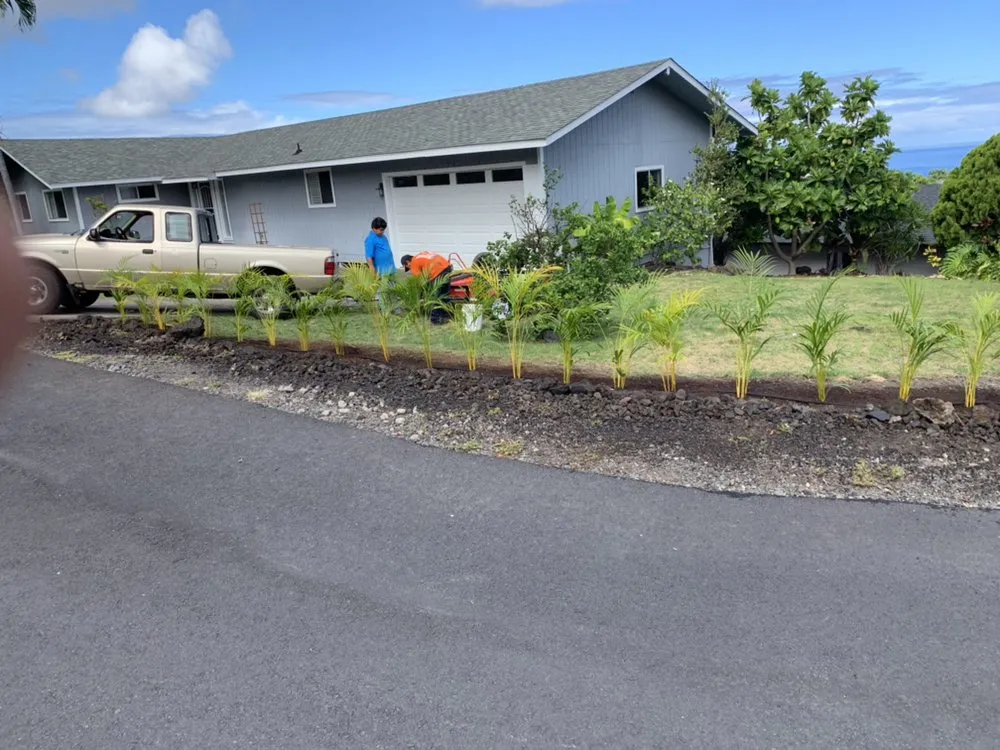 Reliable residential landscaping in Holualoa, HI by Cruz Lawn and Landscape